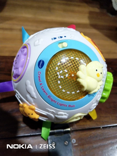 VTECH PINKInteractive CRAWL & LEARN BRIGHT LIGHTS BALL MoveSoundMusic V-TechTOY