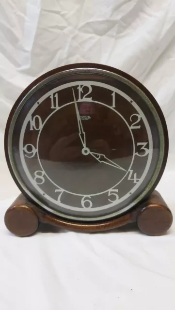 Vintage Metamec Art Deco Mantel Clock .