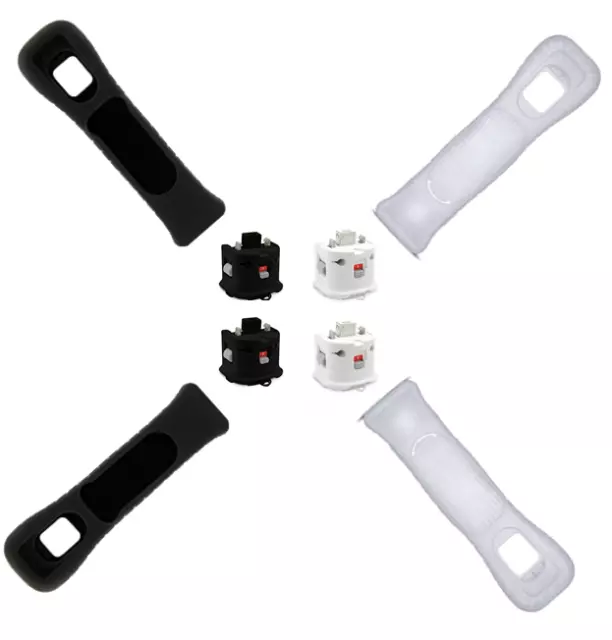 Wii Original Motion Plus Adapter für Controller schwarz weiß Sensor Hülle Schutz