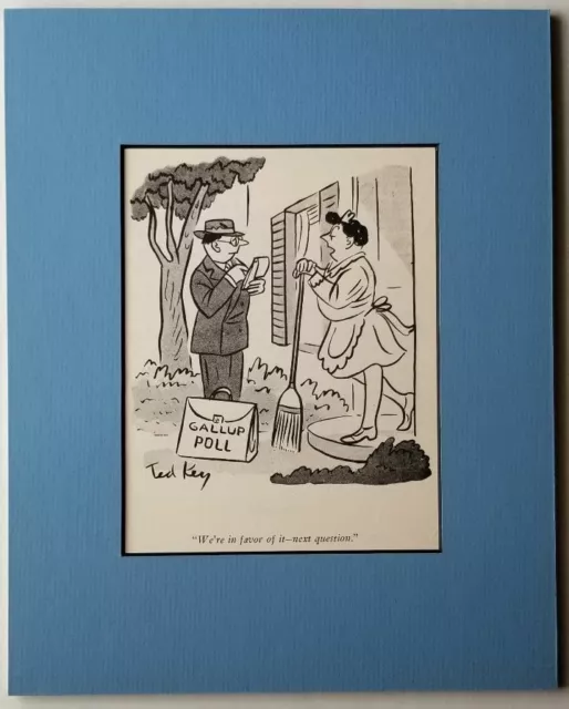 Dessin animé Hazel par Ted Key de 1946 livre mat