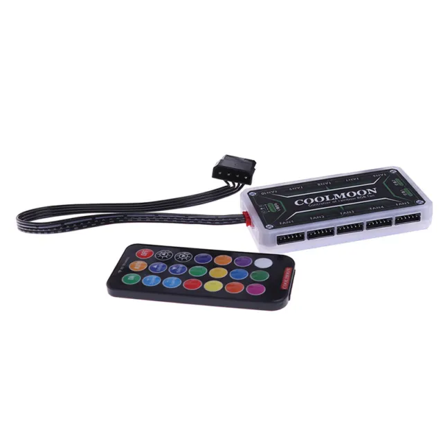 12cm Remote Control Computer Case Fan RGB Controller PC Cooling Chassis
