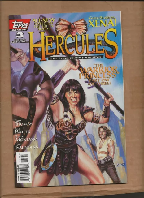 Hercules Legendary Journeys #3 1St Appearance Xena Warrior Princess Topps