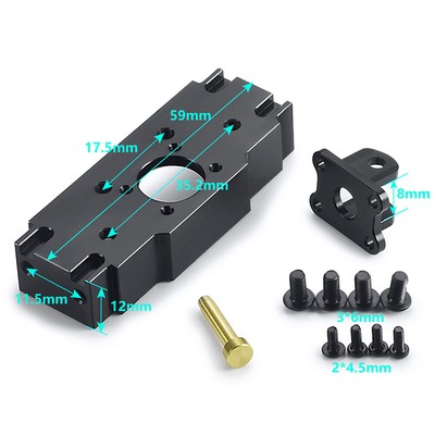 Miner 2pcs Metallo differenziale in Metallo ingranaggio Principale 64t motoriduttore 21t 