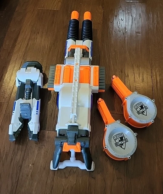 NERF ELITE RHINO Fire Gun Blaster Toy COMPLETE, For Parts /Not Working