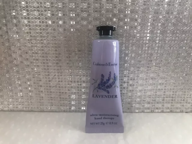 Crabtree & Evelyn Lavender Hand Therapy 25g Mini New and Sealed