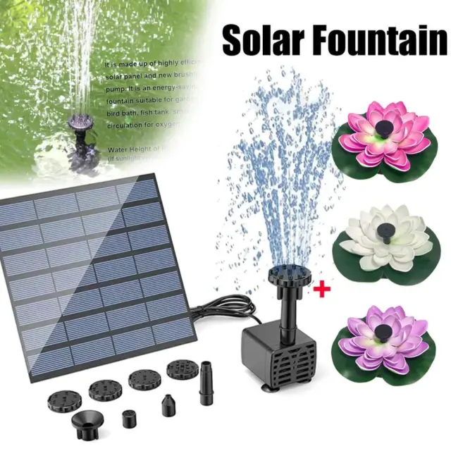 Solar Fountain Floating Garden Fountain I5D3