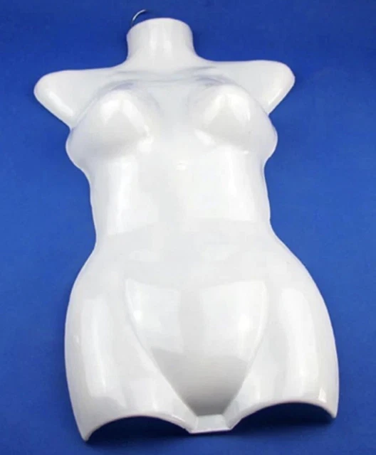 Female Torso Mannequin Body Dress Form Women Hard Plastic Hanging