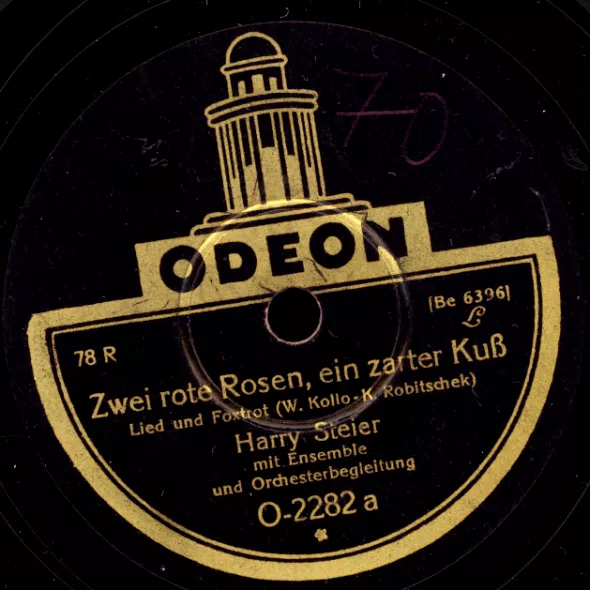 HARRY STEIER  Zwei rote Rosen und ein zarter Kuss / Du und ich, ich und du S5031