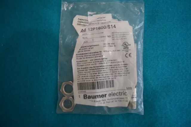 Baumer electrik am 12P1600/s14  Näherungsschalter