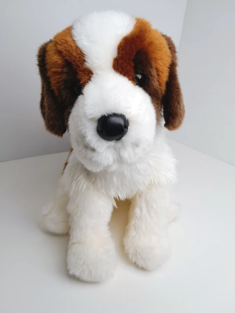 Douglas Cuddle Toys St Bernard Dog Puppy Plush Realistic 13” Stuffed Animal Toy