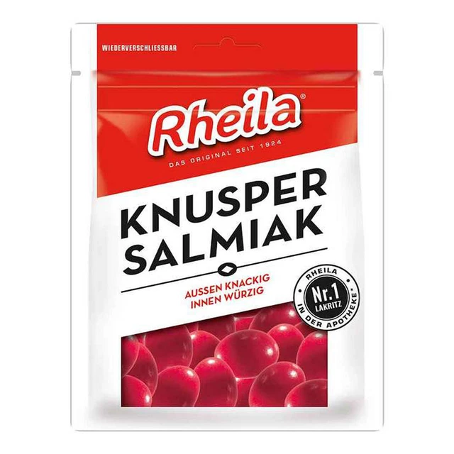 Rheila Bocconcino Croccante Salmiak Confetti Con Lakritzkern senza-Lattosio