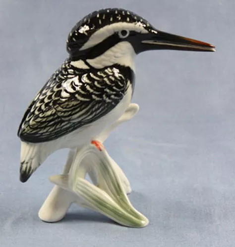 kingfisher porcelain figurine  perfect bird marked ens