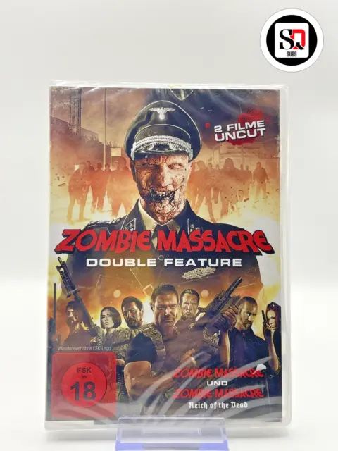 Horror DVD Sammlung Zombie Massacre Double Feature [2 DVDs] NEU/OVP FSK18