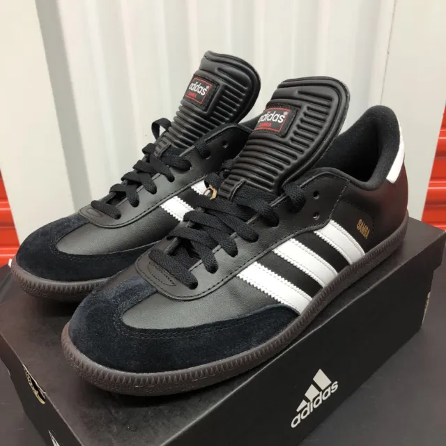 Adidas Samba Classic Mens Shoe Size 8 Soccer Sneaker Black Gum Football 034563