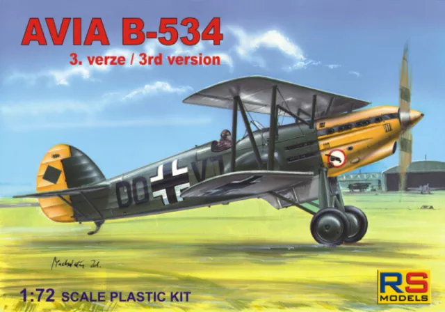 AVIA B-534 3. Version, RS Models, 1:72, (92079) Plastikmodellbau