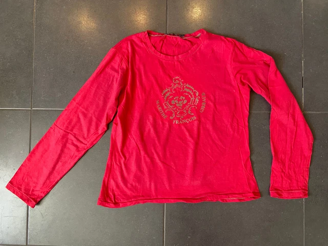Tee-shirt Manches Longues Marithé François Girbaud - Taille 44, Gris Foncé, Neuf Avec étiquettes
