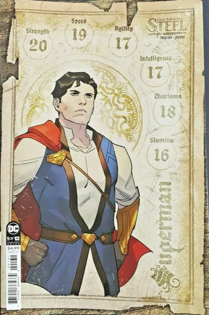 Dark Knights of Steel #1 Yasmine Putri 1:25 Character Sheet Variant Cover DC