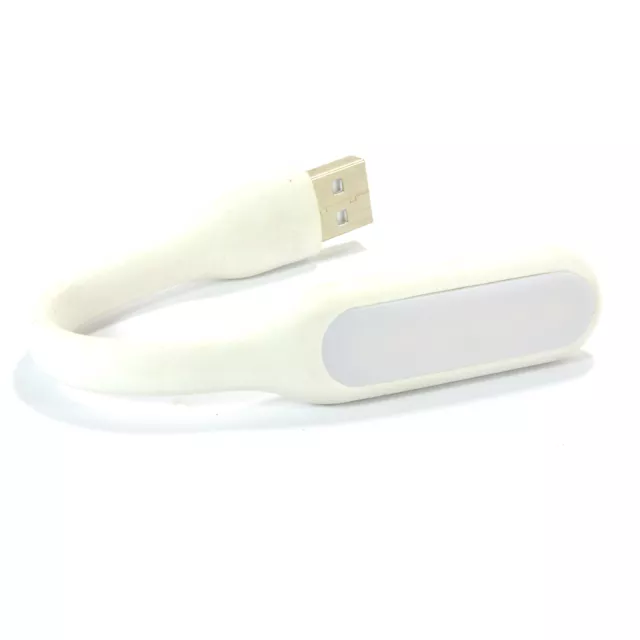 Flexible LED Bright Light USB Powered Multi Purpose Laptop PC White [008030]