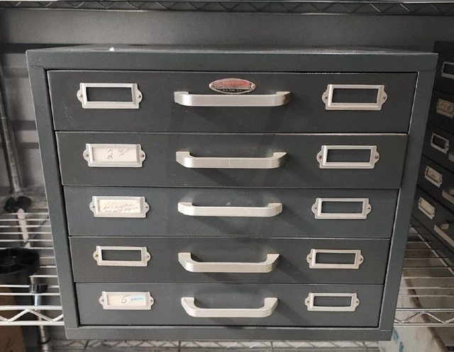 VERY NICE - NEUMADE 5-Drawer STACKABLE Storage File Cabinet with 5 rows in each