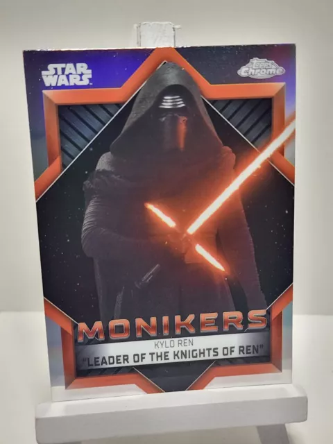 2023 Topps Star Wars Chrome - MONIKERS Insert Cards ***YOU PICK***