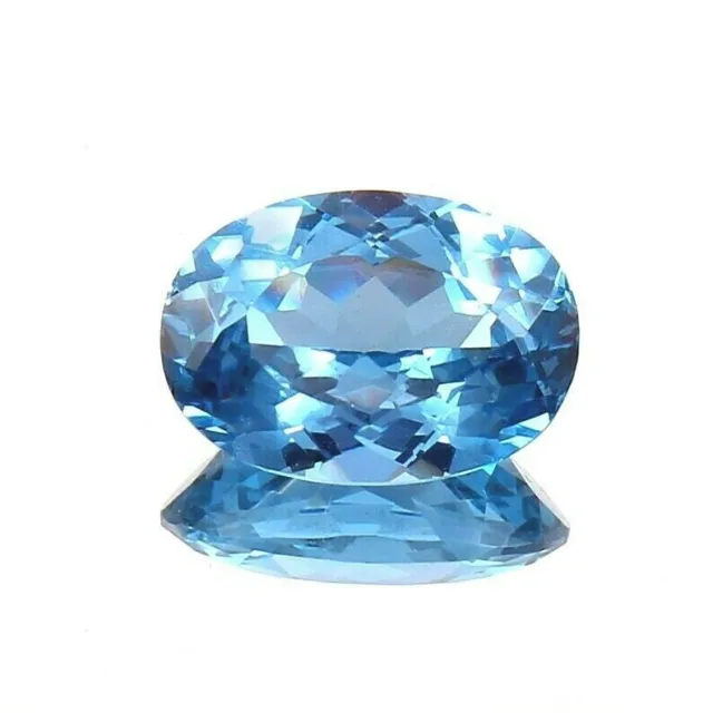 AAA 14x10 MM Natural Flawless Brazilian Aquamarine Loose Oval Gemstone Cut