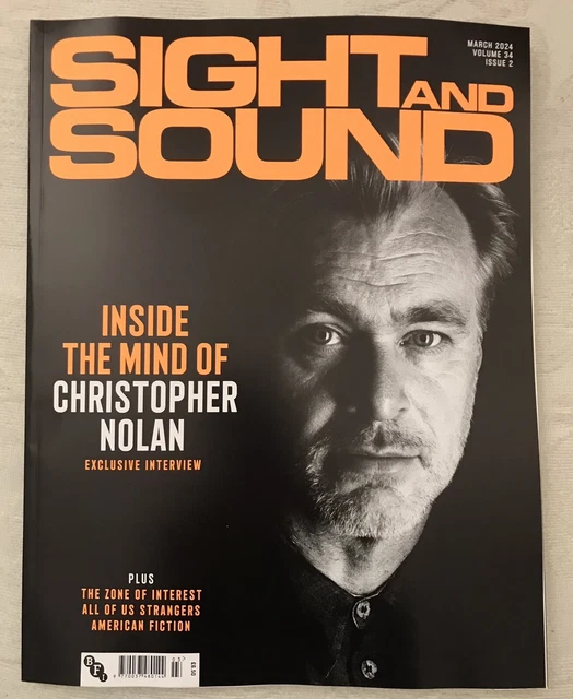 SIGHT & SOUND Magazine March 2024 Film Movies Christopher Nolan S and S