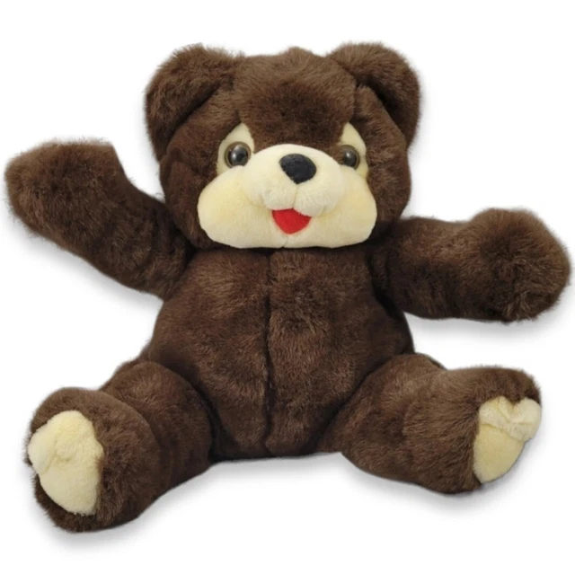 BROWN TEDDY BEAR Stuffed Animal Adorable 11" Tall MTY INTERNATIONAL Plush Toy