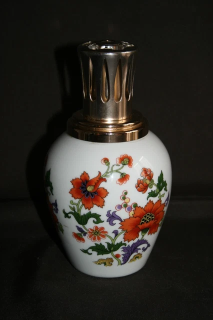 b>Lampe</b> <b>Berger</b> <b>en</b> <b>Porcelaine</b> <b>De</b> <b>Limoges</b> <b>Artora</b> - <b>Décor</b> <b>Floral</b