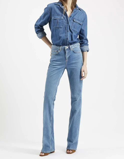 Topshop kick on sale flare jeans