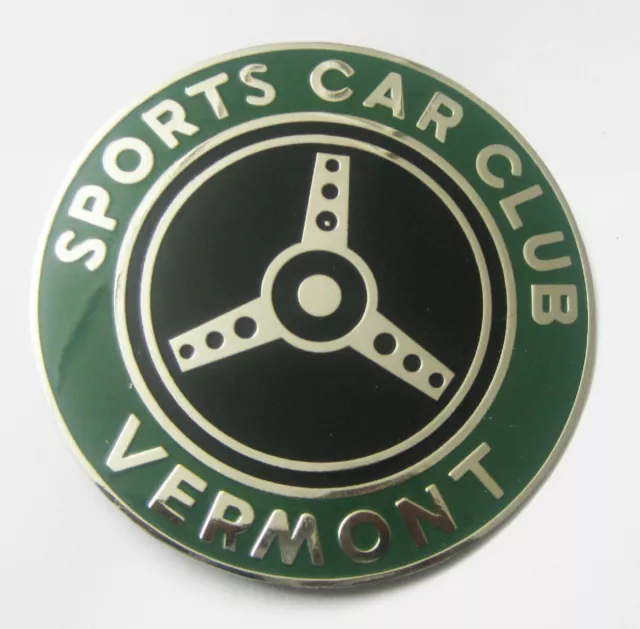 Badge Voiture - SPORTS Club De Vermount Grill Emblème Logos Métal Enaml