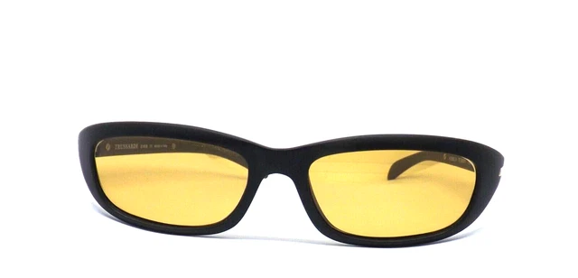 TE 20301 TRUSSARDI occhiali da sole uomo marrone plastica vintage anni 80