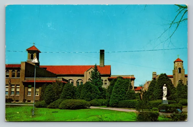 Huntington Indiana Victory Noll Motherhouse & Novitiate VINTAGE Postcard