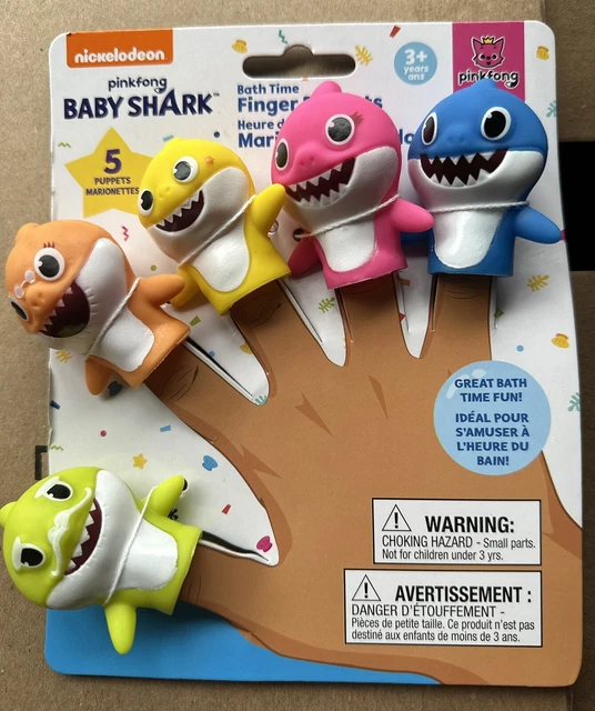 Pinkfong Baby Shark Bath Finger Puppets Walmart Canad vrogue.co