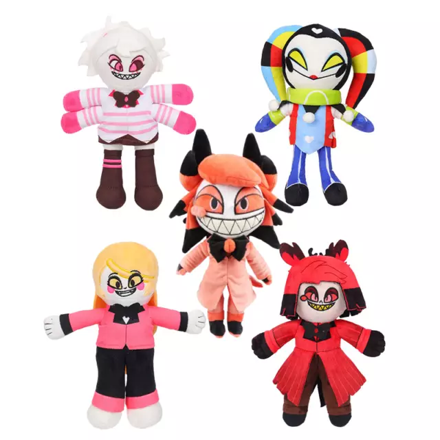 Anime Alastor Hazbin Hotel Figure Doll Stuffed Plush Toys Soft Toys Kid Gift