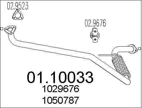 TUYAU D'éCHAPPEMENT FORD TRANSIT CAMION PLATE-FORME/CHâSSIS 2.5 DI,2.5 TD