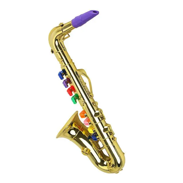 Musical Saxophone Play Prop 8 farbige Notizen Kinder