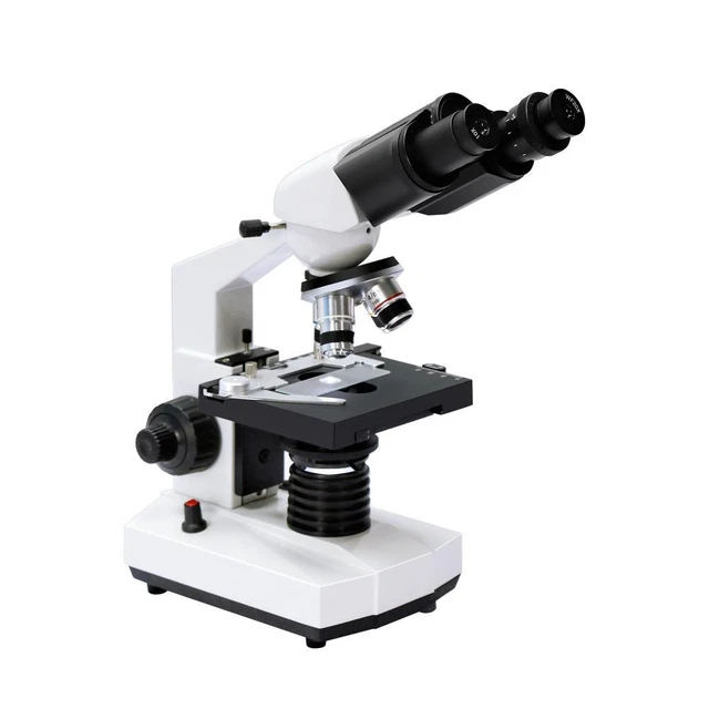 Professional Binocular Compound Microscope - Lab Demonstrations with WF10X