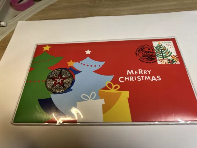 2023 Christmas Coloured 50c Coin PNC