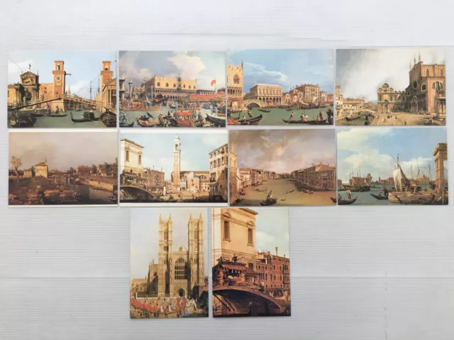 Lot  10  Cartes Postales   CANALETTO   Tableaux  Peinture    Art  Postcards