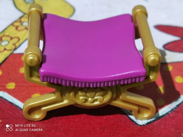Pièces Détachées Playmobil - Siège/Trône Doré Pour Roi Et Reine - Médiéval - Occasion