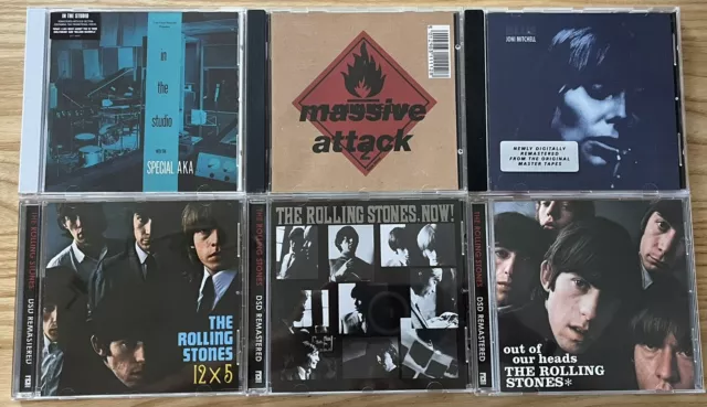 6 CD Bundle: 3 x Rolling Stones + Joni  Mitchell / Massive Attack/ Special AKA