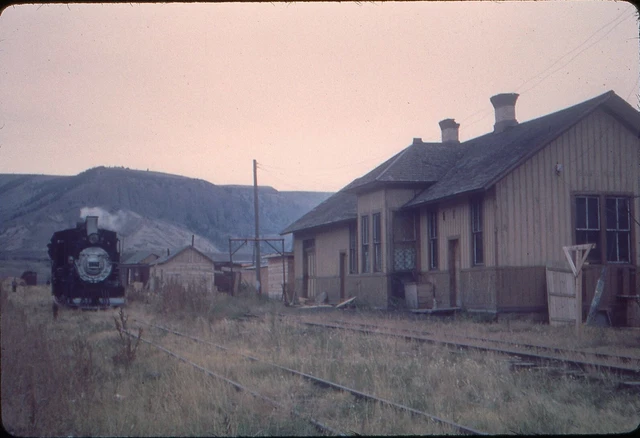 D&RGW Rio Grande 278 Sapinero, CO 1952 duplicate slide