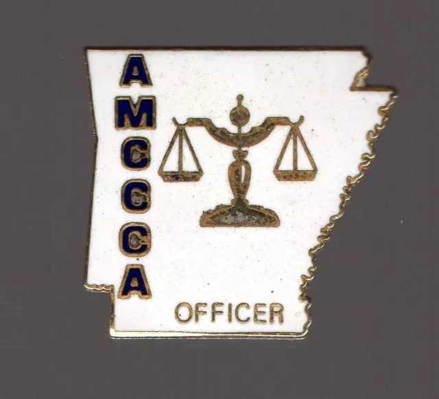 pin's AMCCCA / Association USA (Arkansas) des juges et officiers justice (EGF)