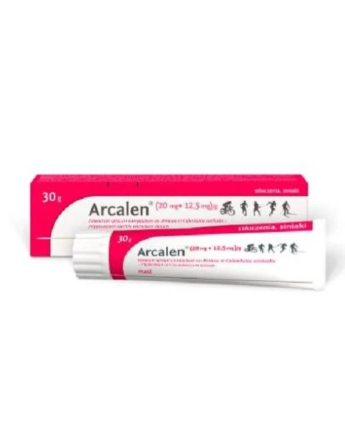 Ungüento ARCALEN, 30 g para moretones y lesiones condiciones postraumáticas