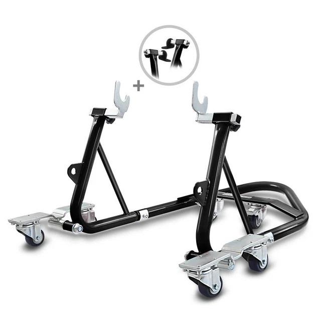 Motorrad Rangierhilfe Montageständer hinten CS Mover Universal schwarz B-Ware
