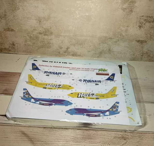 Brasil Decals, Collection For Ryanair Liveries (part 1) 1/144, BD144-243