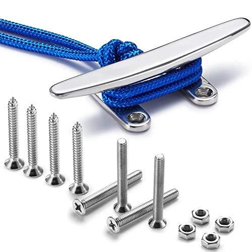 Boat Cleat Open Base Boat Cleat, Dock Cleat All 316 Stainless Steel ...