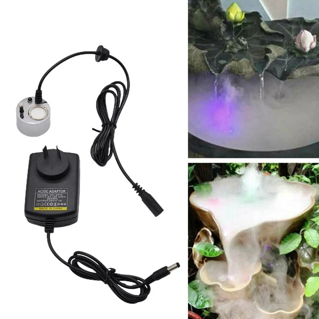 Adaptador de alimentación Mist Maker jarrón ultrasónico enchufe AU humidificador de aire exterior