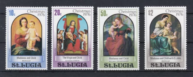 924 St. Lucia Weihnachten 1976 402-05   postfrisch  (575)