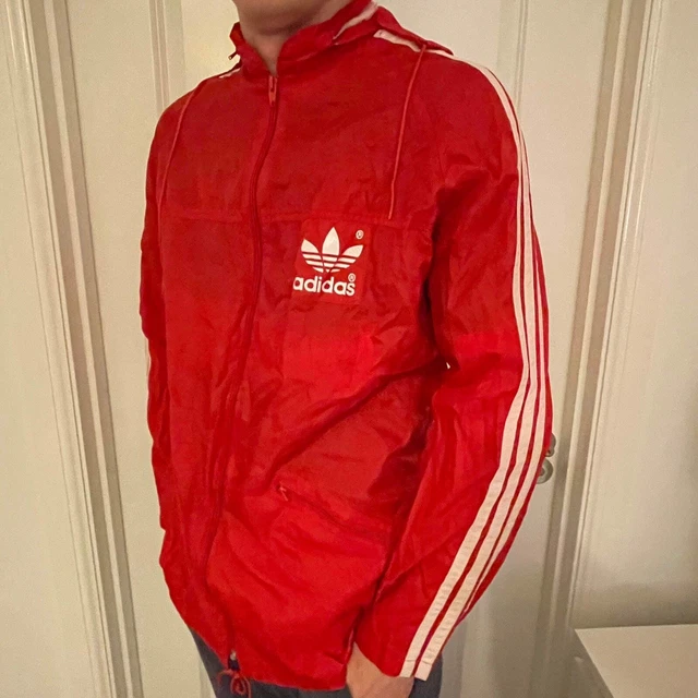Adidas vintage rain jacket on sale